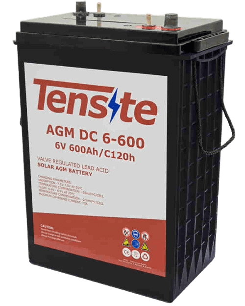 Batería 6V 600Ah AGM Tensite